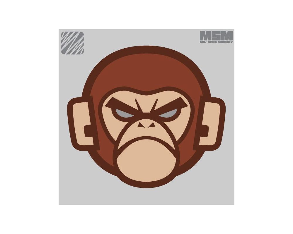 MSM Logo Patch - Monkey Head
